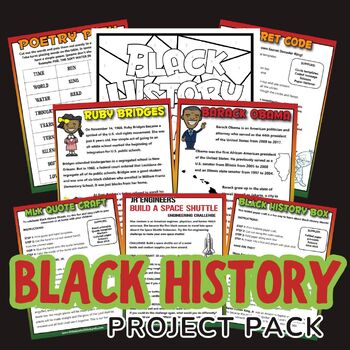 Preview of Black History Project Pack