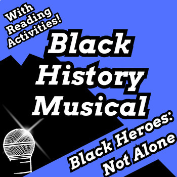 Preview of Black History Reading Activities with Musical Play and Rap Songs Bundle