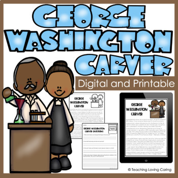 Preview of Black History | Reading Comprehension | George Washington Carver FREE