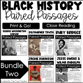 Black History Reading Comprehension Paired Passages Bundle
