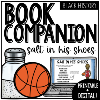 Preview of Black History Reading Comprehension | Salt in His Shoes Book Companion