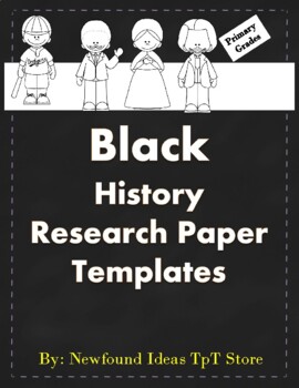 Preview of Black History Month Activities - Research