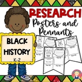 Black History Research Posters and Pennants 
