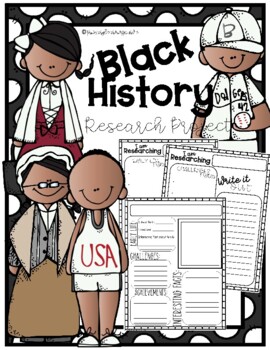 Preview of Black History Month Research Project