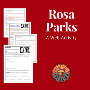 Preview of Black History:  Rosa Parks Web Activity