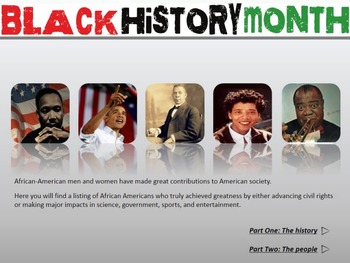 Preview of Black History - SMART Board