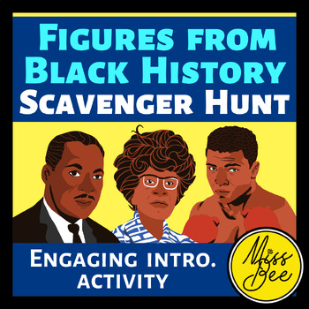 Preview of Black History Scavenger Hunt Activity