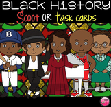 Famous African Americans in History Scoot With QR Codes|Bl