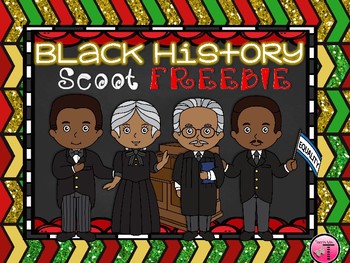 Preview of Black History Scoot FREEBIE