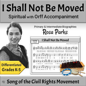 Preview of Black History Song and Music Activities - Spotlight on Rosa Parks