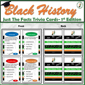 Preview of Black History Trivia Card Game