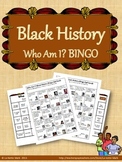 Black History Who Am I? Bingo