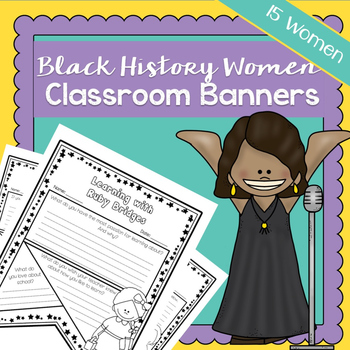 Preview of Black History Activities | Women | Printable Worksheets | Creative