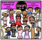Black History ~ Women Of Jazz Clip Art Set {Educlips Clipart}
