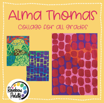 Preview of Black History Women's History Alma Thomas Easy Art Project