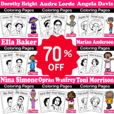 Black History & Women's History Month: 160 Coloring Pages 