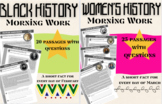 Black History & Women's History Morning Work