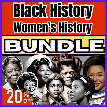 Preview of Black History | Women's History | Reading Comprehension | BUNDLE