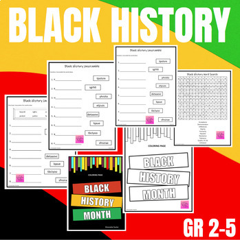 Preview of Black History Worksheets