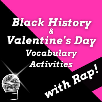 Preview of Black History Month and History of Valentine's Day Activities for Vocabulary