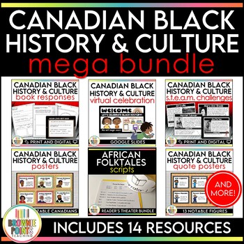 Preview of Black History in Canada Mega Bundle | Canadian Black History