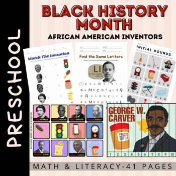 Preview of Black History in PRESCHOOL | African American Inventors | Learning Activities