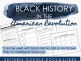 Black History in the American Revolution