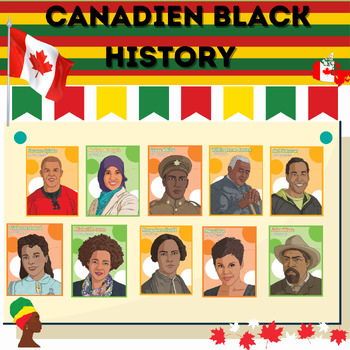 Preview of Black History month in Canada|Bulletin Board|Black canadien|Posters|BiographyQ&A