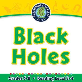 Preview of Black Holes - NOTEBOOK Gr. 5-8