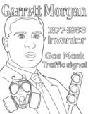 Black Inventor Garrett Morgan Coloring Page Black History 