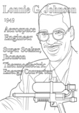 Black Inventor Lonnie G Johnson Coloring Page Black Histor