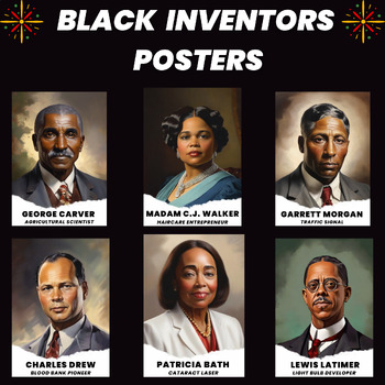 Preview of Black Inventors Posters for Black History Month | African American Inventors