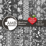 Black Lace Romance Paper Pack, {Best Teacher Tools}, AMB-1029
