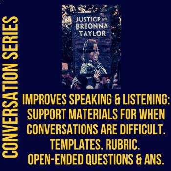 Preview of Black Lives Matter- Breonna Taylor - Listen, Short Answer & Conversation