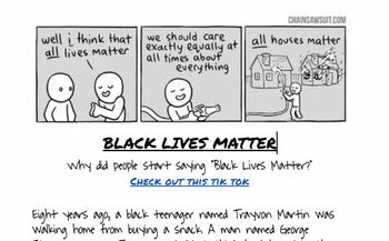 Preview of Black Lives Matter Informational Text
