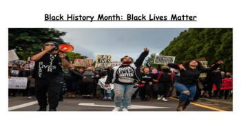 Preview of Black Lives Matter Lesson on the Movement