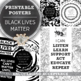 Black Lives Matter Printable Posters: Maya Angelou & MLK Q