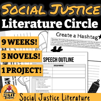Preview of Social Justice Literature Circle Unit Bundle: Black Lives Matter