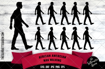 african american man walking