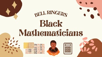 Preview of Black Mathematicians Bell Ringer