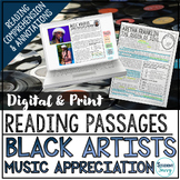 Black Music History Reading Passages African American Musi