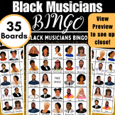 Black Musicians Bingo Game | Primary Engaging Activity | B