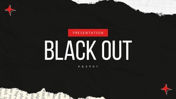 Preview of Black Out Poetry Presentation