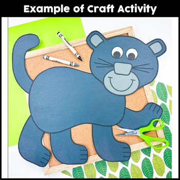 Black Panther Craft | Zoo Animals Craft | Zoo Animal Activities ...