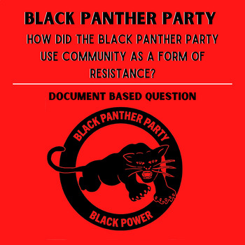 Preview of Black Panther Party DBQ | Resistance