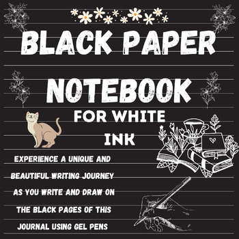 Preview of Black Paper Notebook For White Ink