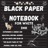Black Paper Notebook For White Ink