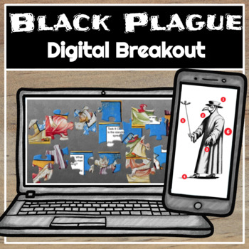 Preview of Black Plague Activity Digital Breakout