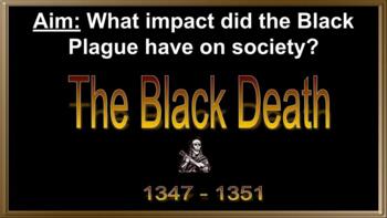 Preview of Black Plague: Constructed Response Question Presentation 