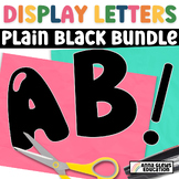 Black Printable Bulletin Board Letters Black Bulletin Boar